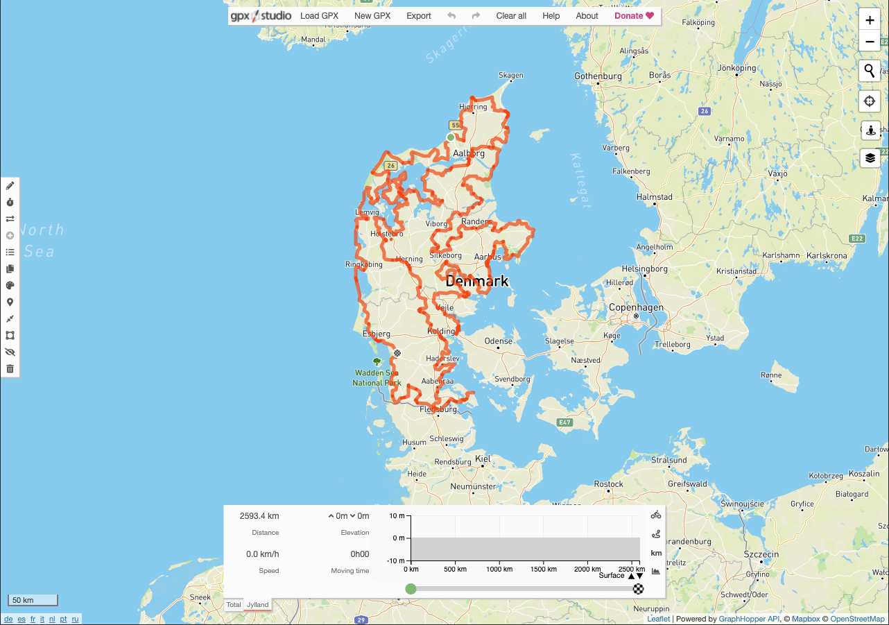 GPX Studio screenshot